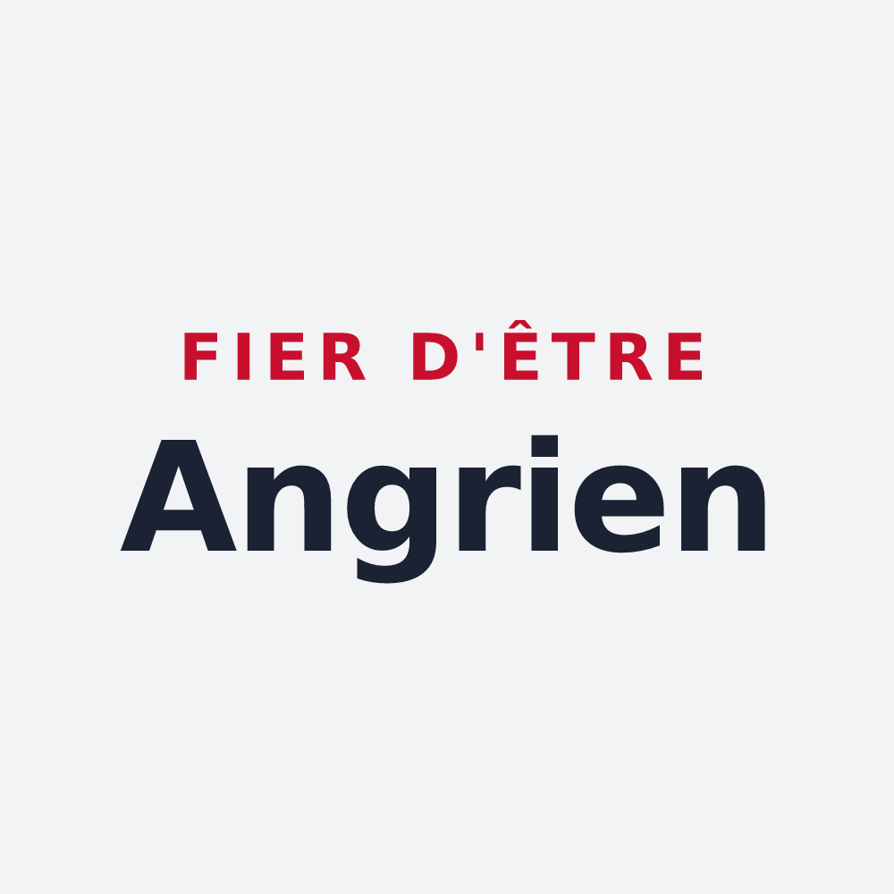 Poster « Fier d'être Angrien » — design pour Angrie