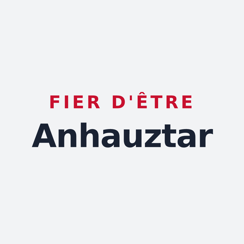 Poster « Fier d'être Anhauztar » — design pour Anhaux