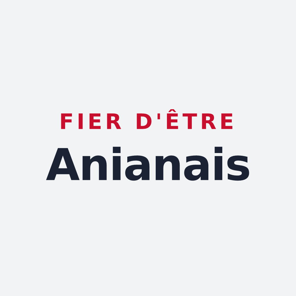 Poster « Fier d'être Anianais » — design pour Aniane