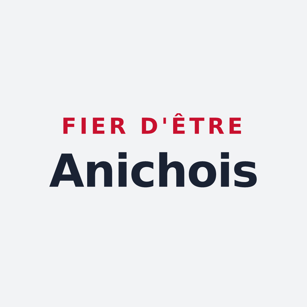 Poster « Fier d'être Anichois » — design pour Aniche