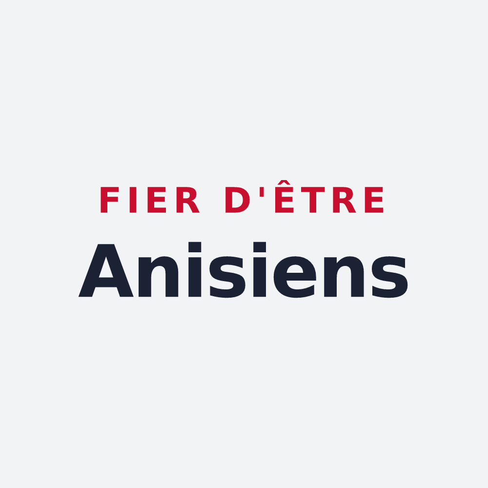 Poster « Fier d'être Anisiens » — design pour Anisy