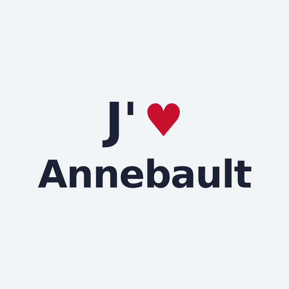 Poster personnalisé Annebault — design J'aime Annebault