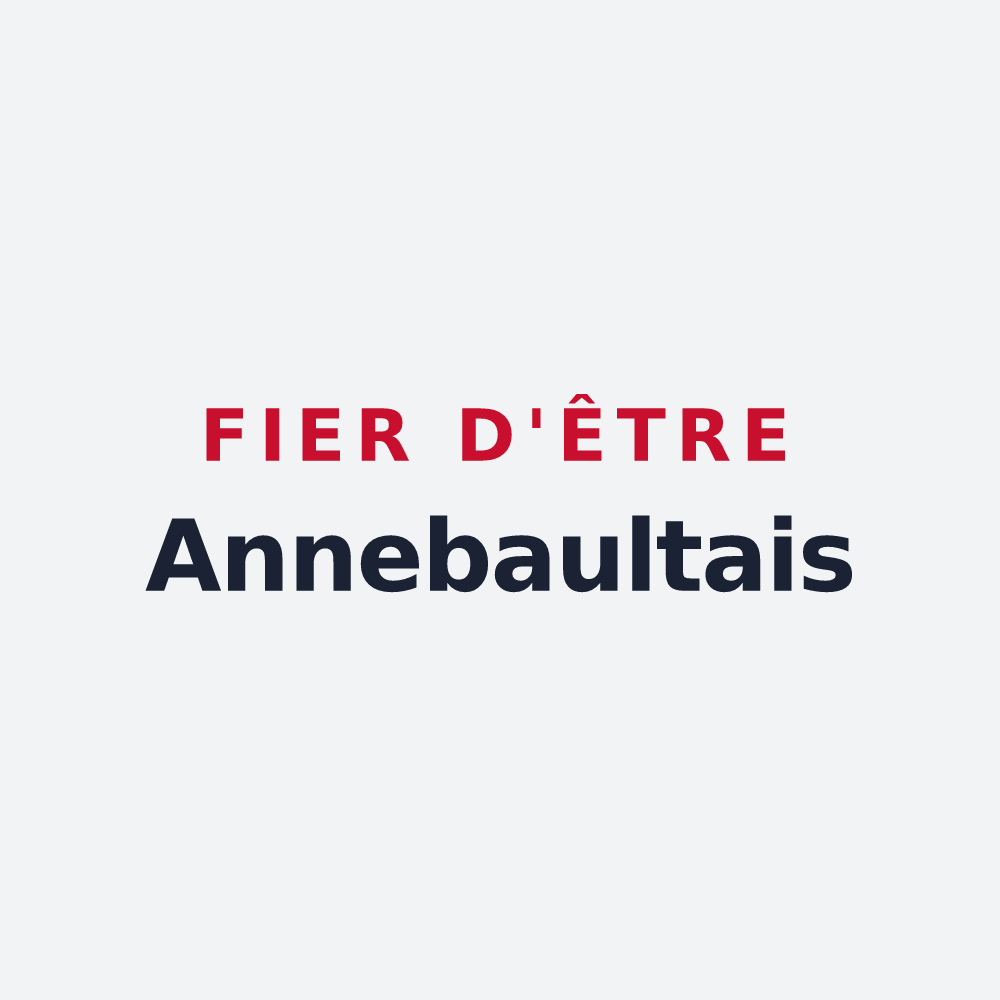 Poster « Fier d'être Annebaultais » — design pour Annebault