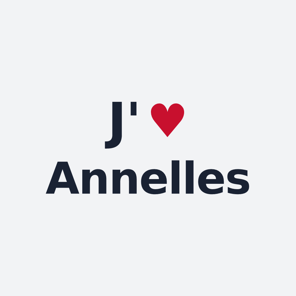 Poster personnalisé Annelles — design J'aime Annelles