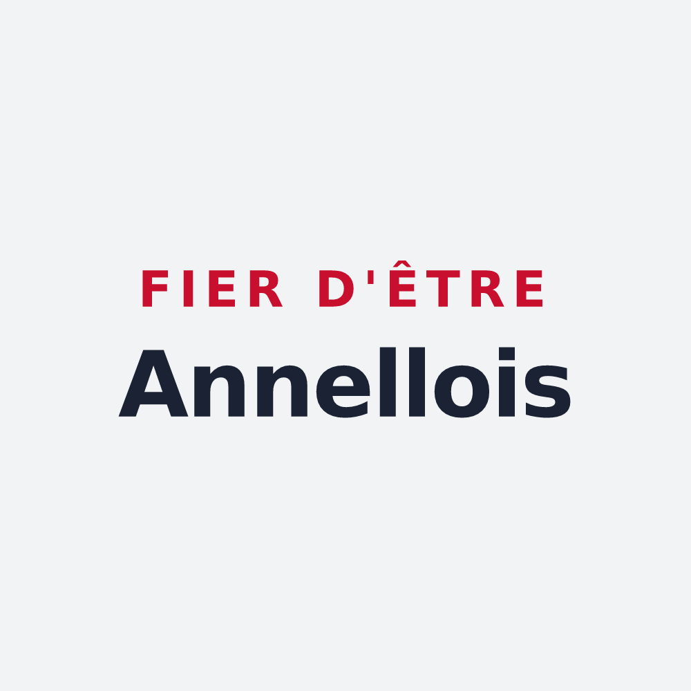 Poster « Fier d'être Annellois » — design pour Annelles