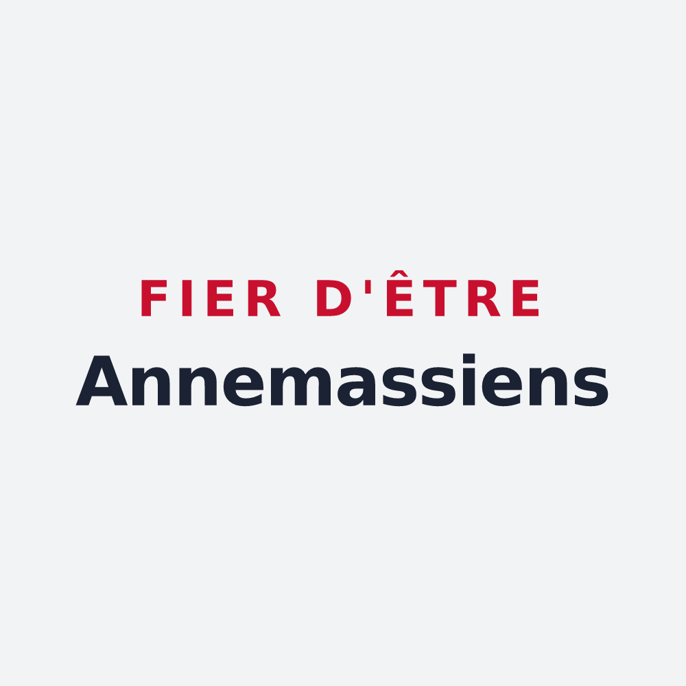 Poster « Fier d'être Annemassiens » — design pour Annemasse