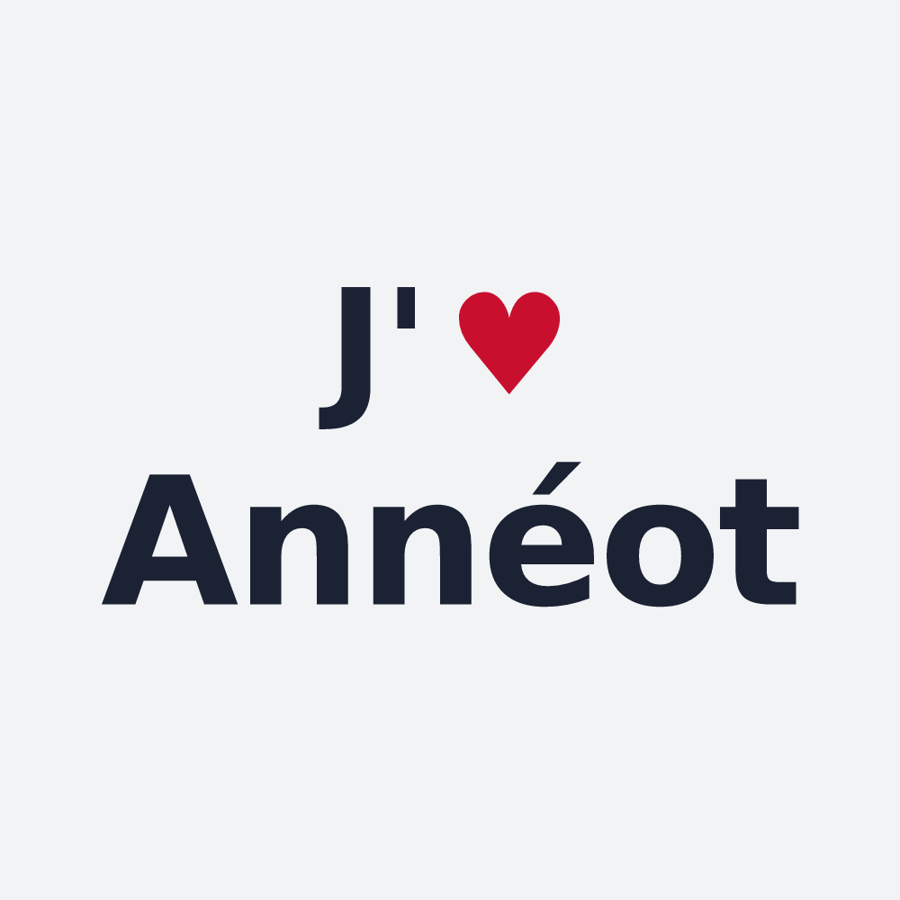 Poster personnalisé Annéot — design J'aime Annéot