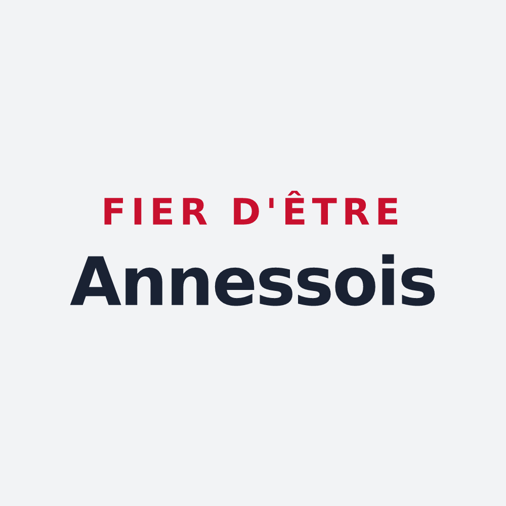 Poster « Fier d'être Annessois » — design pour Annesse-et-Beaulieu