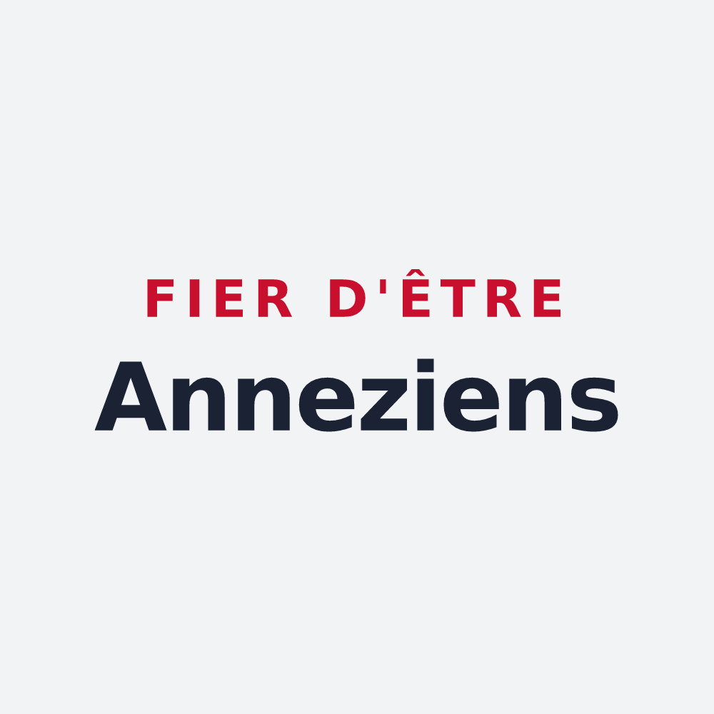 Poster « Fier d'être Anneziens » — design pour Annezay