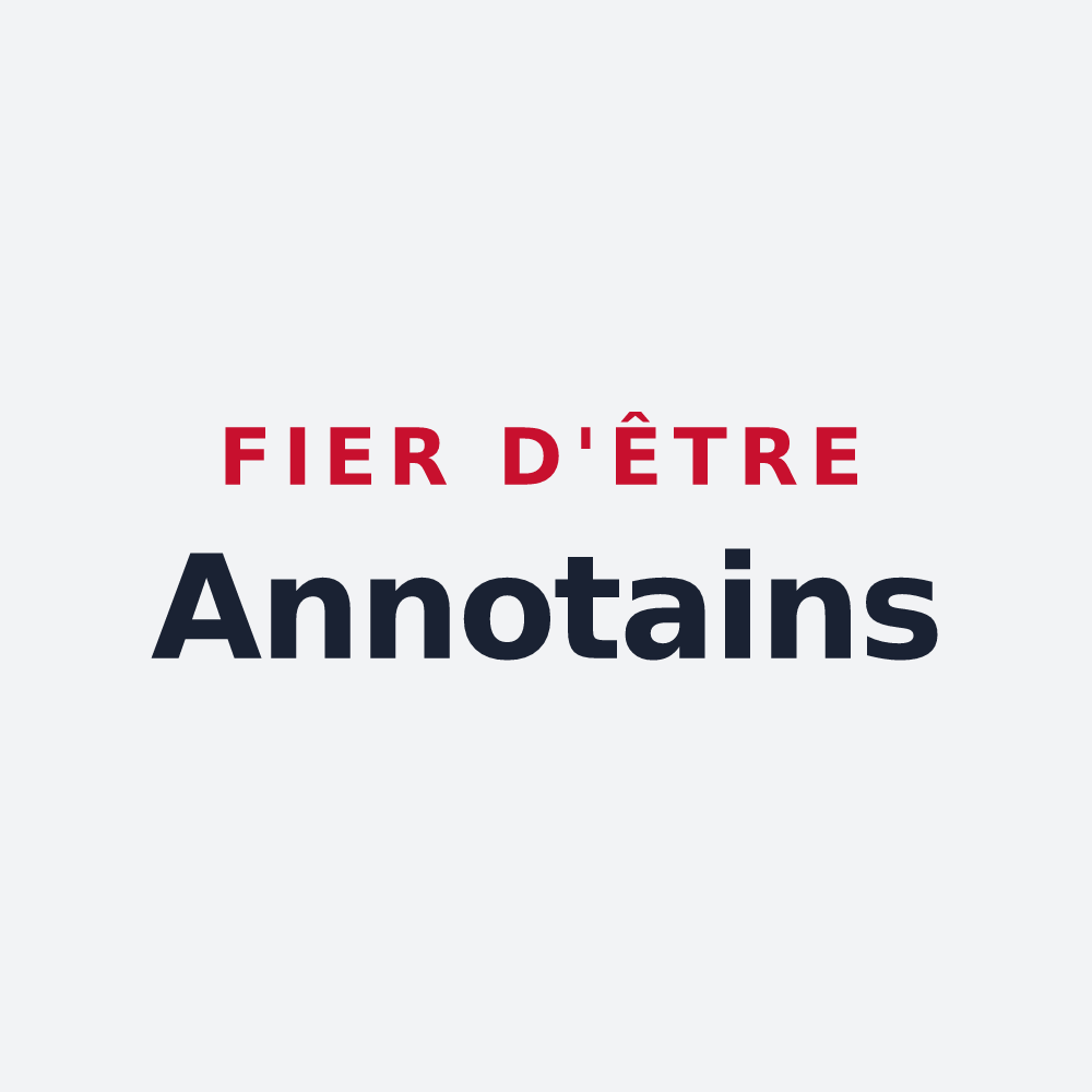 Poster « Fier d'être Annotains » — design pour Annot