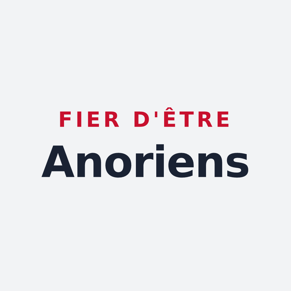 Poster « Fier d'être Anoriens » — design pour Anor