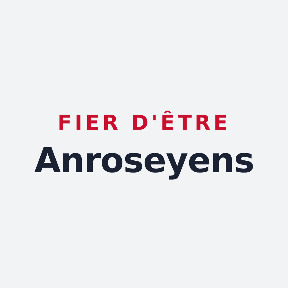 Poster « Fier d'être Anroseyens » — design pour Anrosey