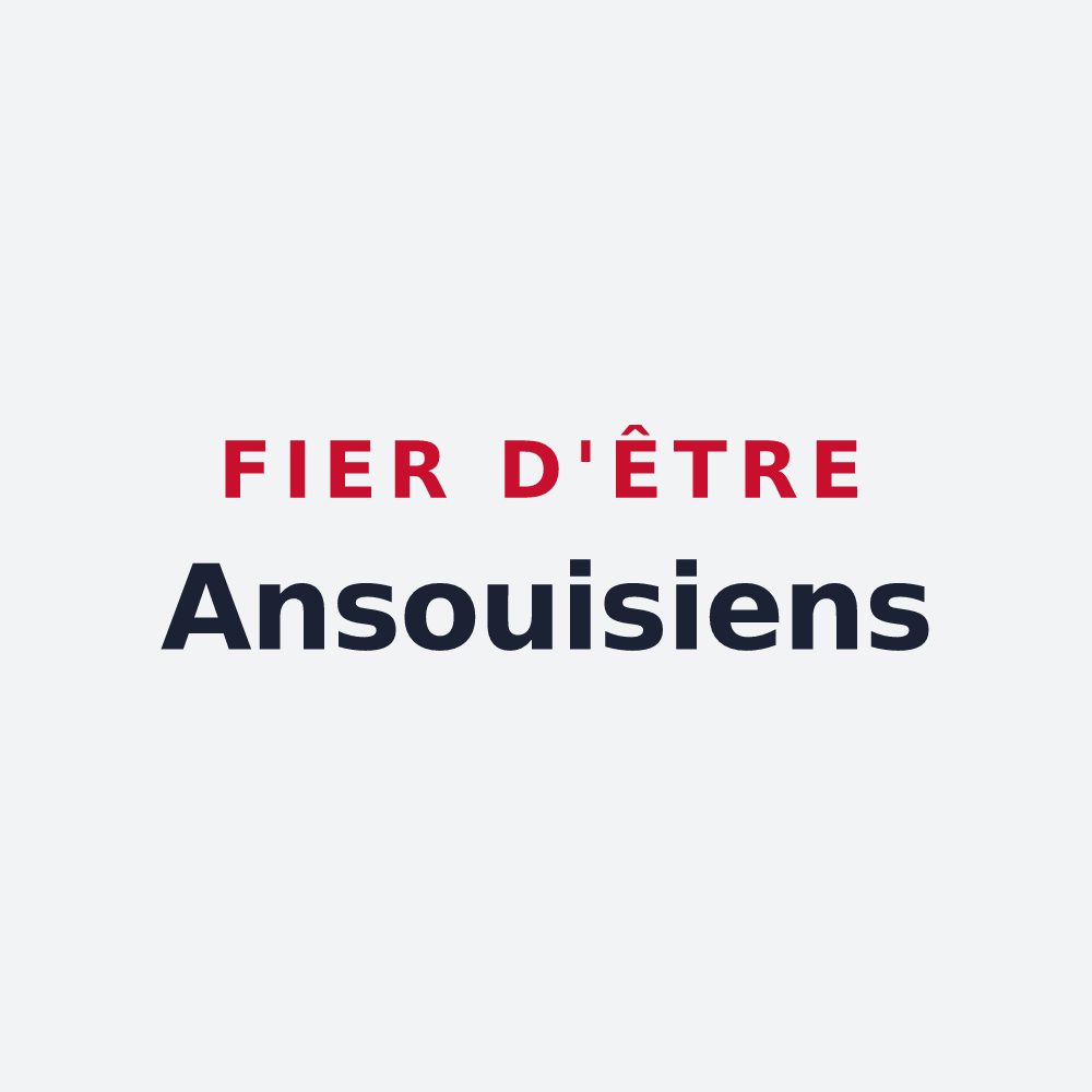 Poster « Fier d'être Ansouisiens » — design pour Ansouis
