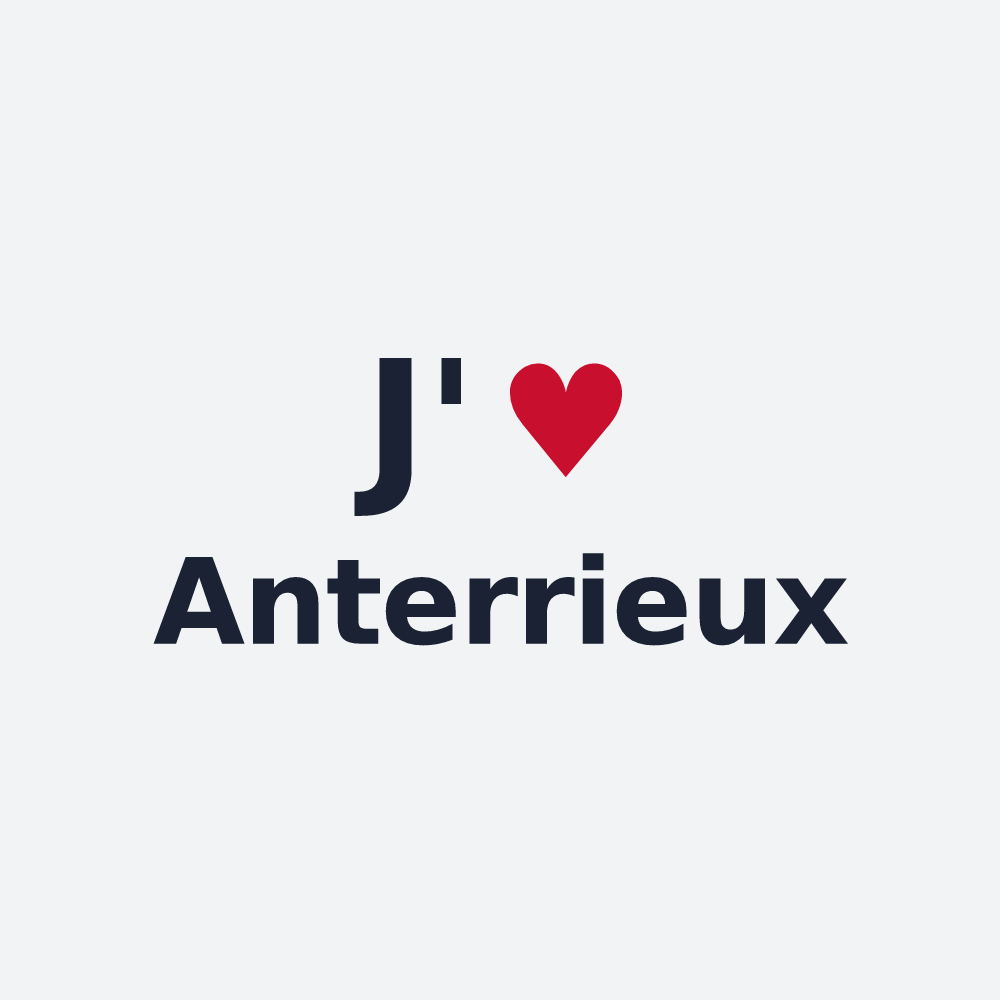 Poster personnalisé Anterrieux — design J'aime Anterrieux