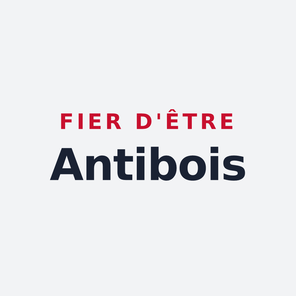Poster « Fier d'être Antibois » — design pour Antibes
