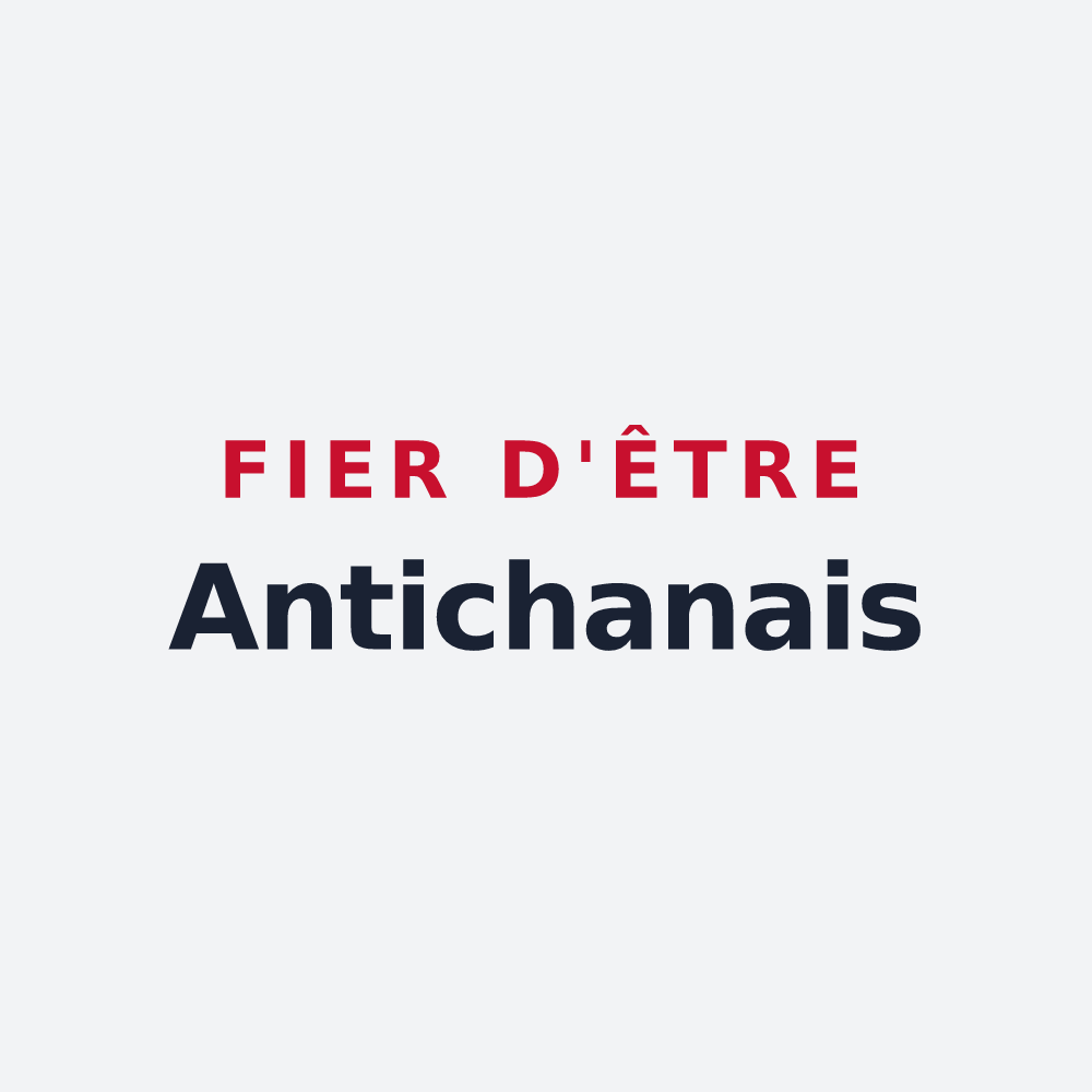 Poster « Fier d'être Antichanais » — design pour Antichan-de-Frontignes