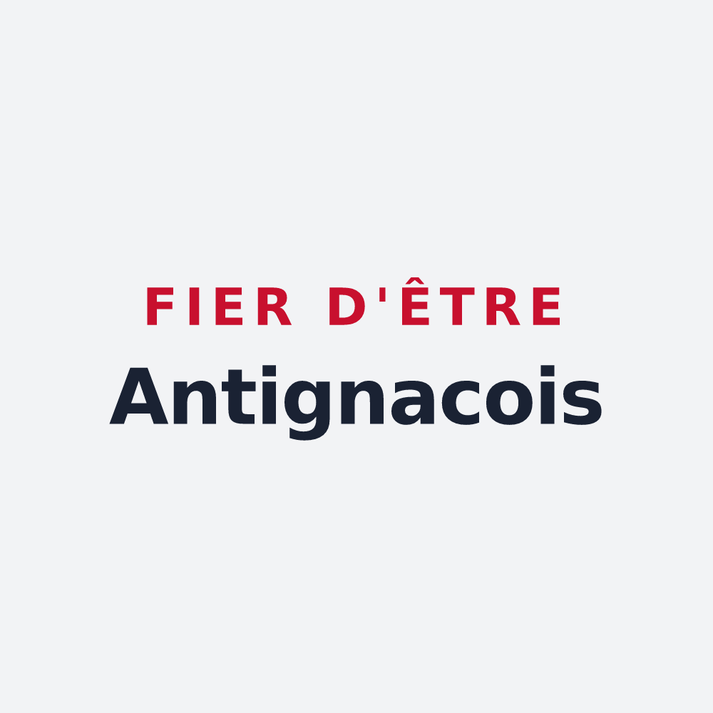 Poster « Fier d'être Antignacois » — design pour Antignac