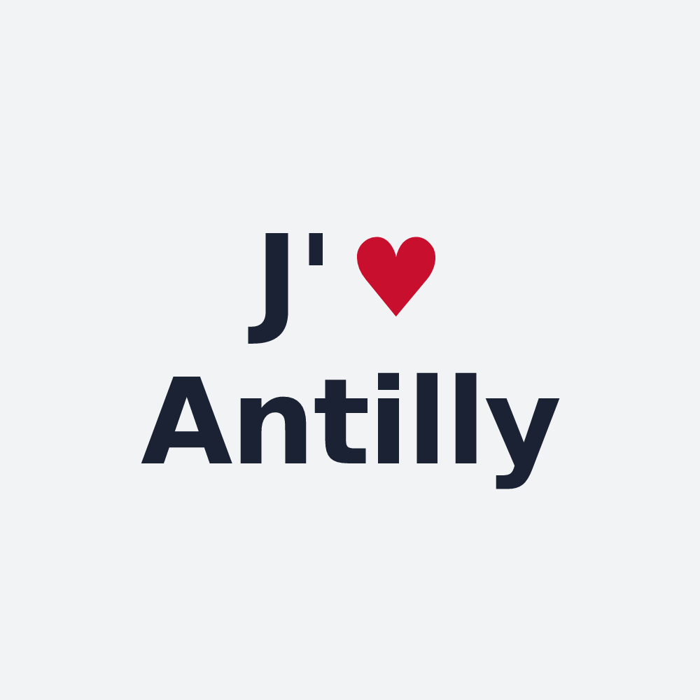 Poster personnalisé Antilly — design J'aime Antilly