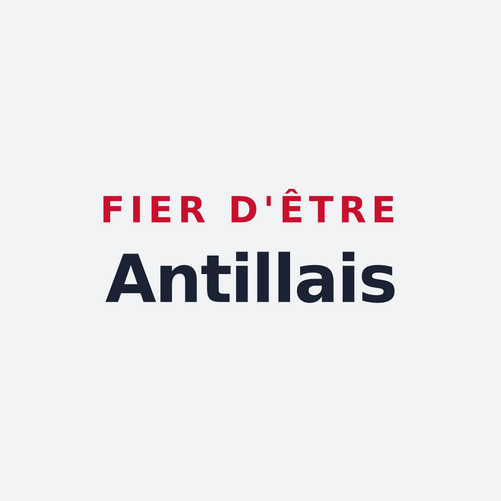 Poster « Fier d'être Antillais » — design pour Antilly