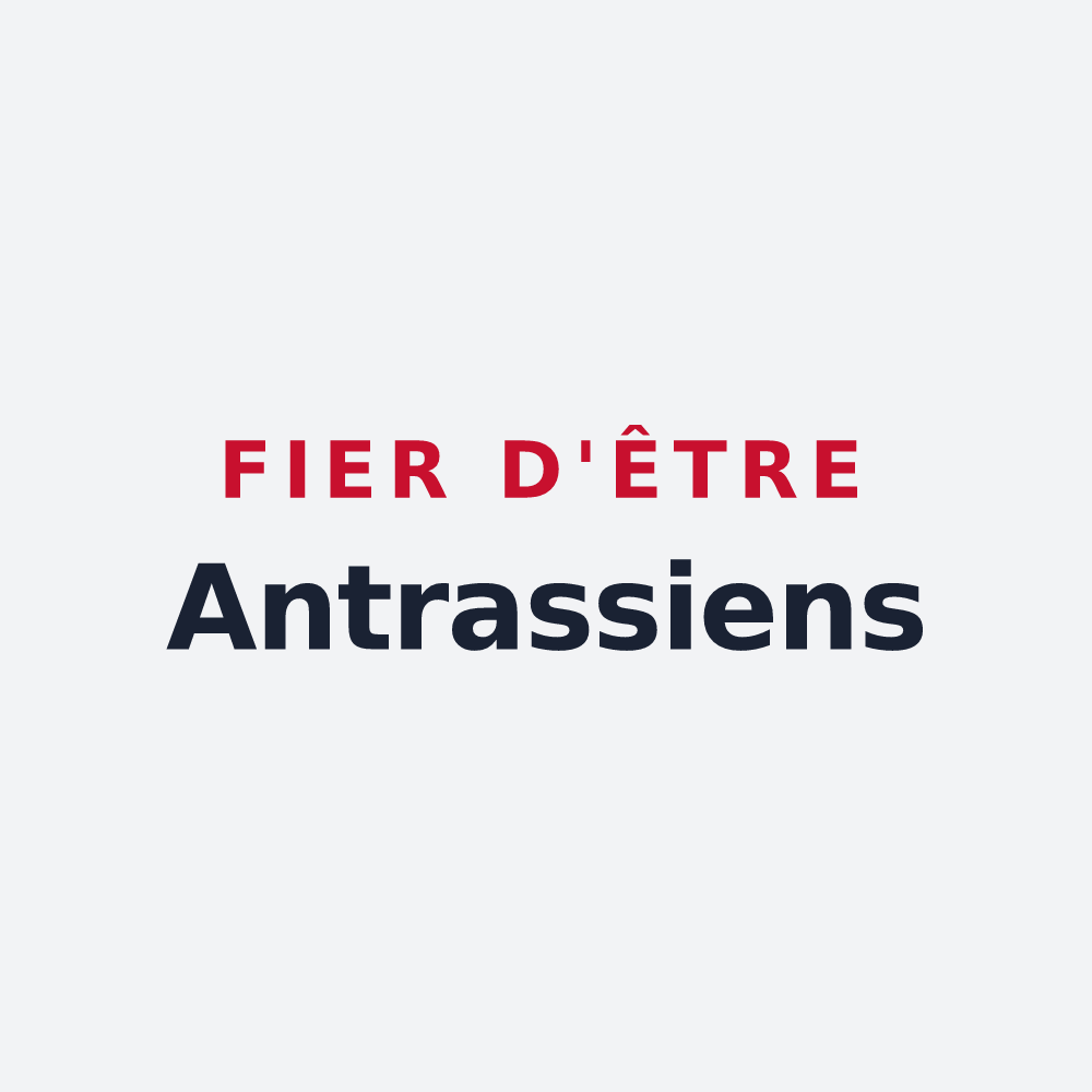 Poster « Fier d'être Antrassiens » — design pour Antras