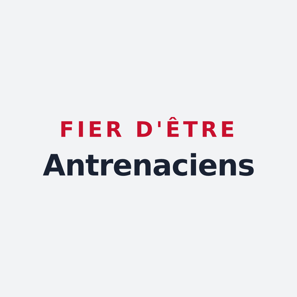 Poster « Fier d'être Antrenaciens » — design pour Antrenas