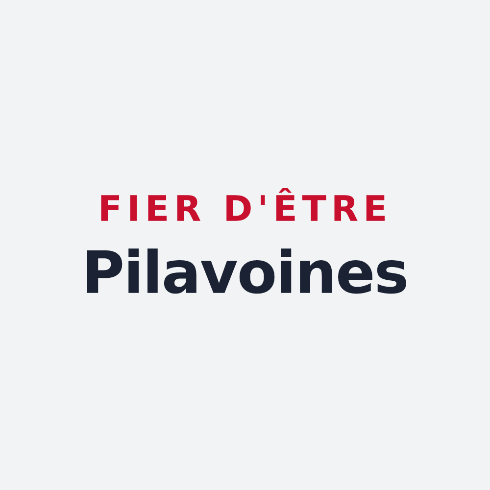 Poster « Fier d'être Pilavoines » — design pour Antully
