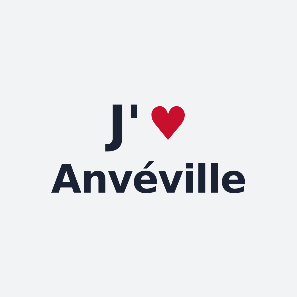 Poster personnalisé Anvéville — design J'aime Anvéville