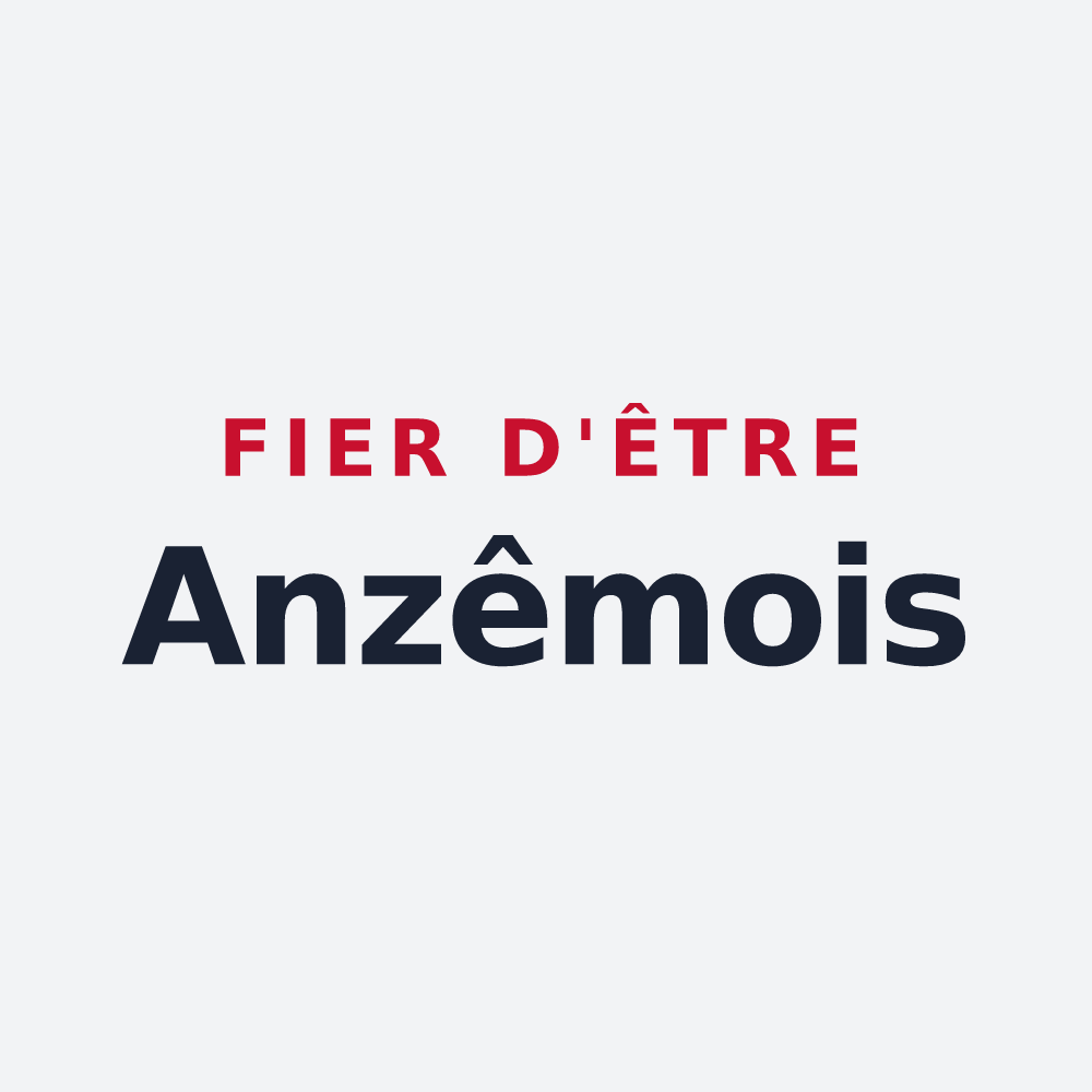 Poster « Fier d'être Anzêmois » — design pour Anzême