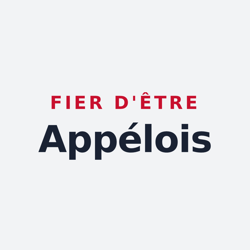 Poster « Fier d'être Appélois » — design pour Appelle