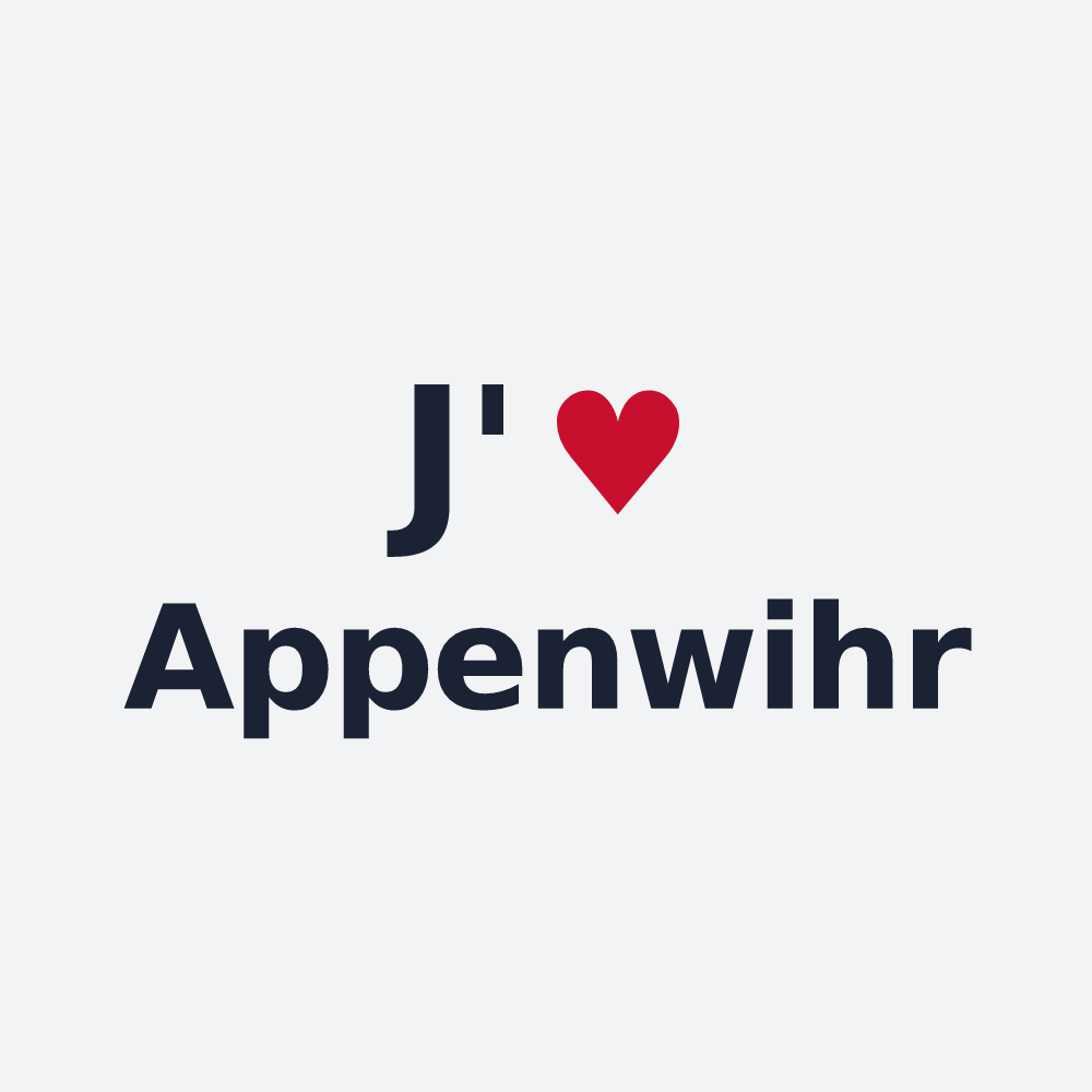Poster personnalisé Appenwihr — design J'aime Appenwihr