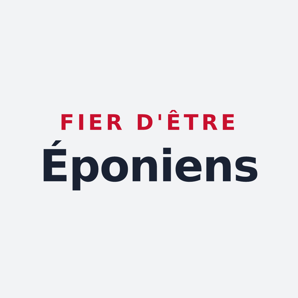 Poster « Fier d'être Époniens » — design pour Appoigny