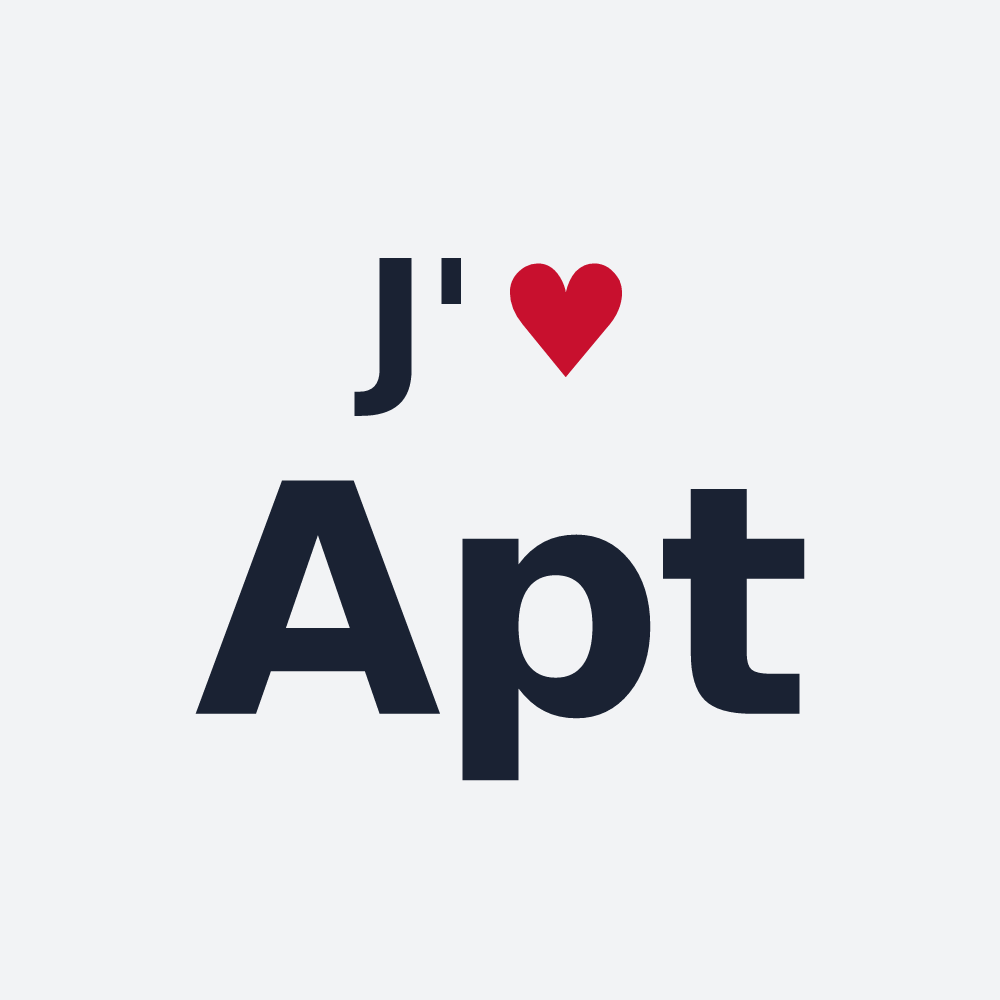 Poster personnalisé Apt — design J'aime Apt