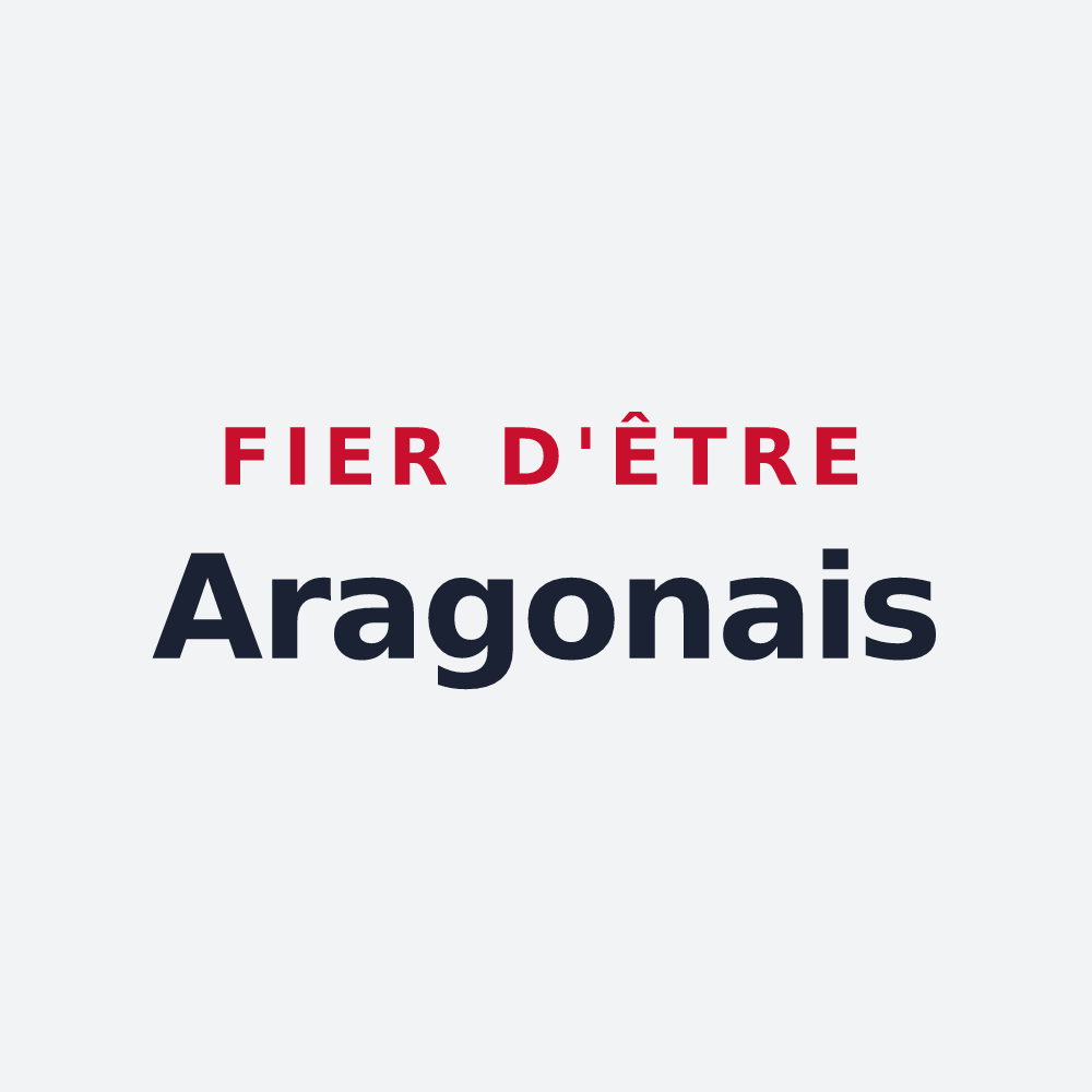 Poster « Fier d'être Aragonais » — design pour Aragon