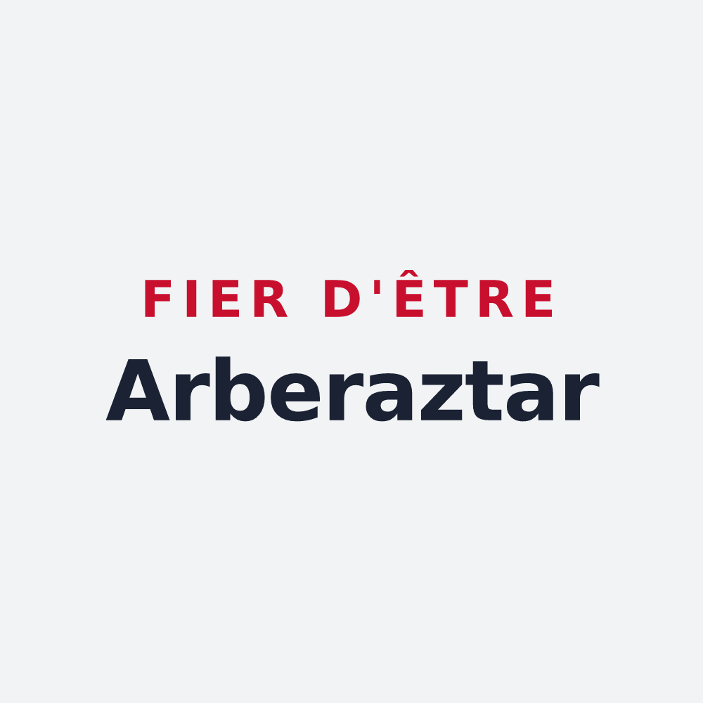 Poster « Fier d'être Arberaztar » — design pour Arbérats-Sillègue