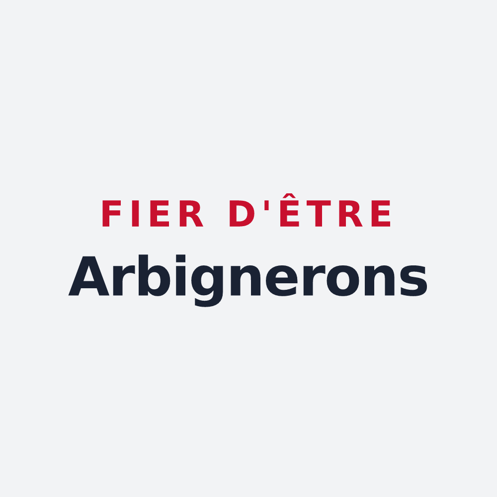 Poster « Fier d'être Arbignerons » — design pour Arbigny