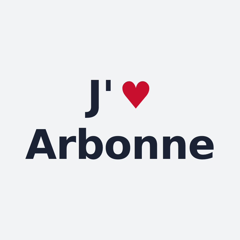 Poster personnalisé Arbonne — design J'aime Arbonne