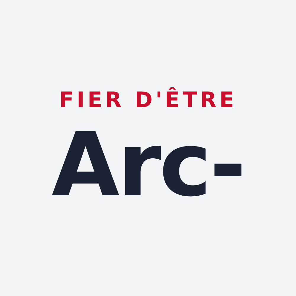 Poster « Fier d'être Arc- » — design pour Arc-et-Senans