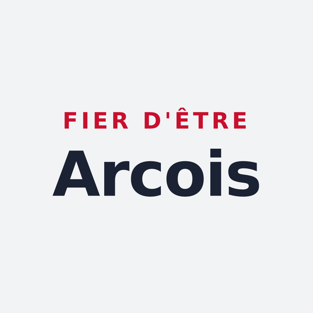 Poster « Fier d'être Arcois » — design pour Arc-lès-Gray