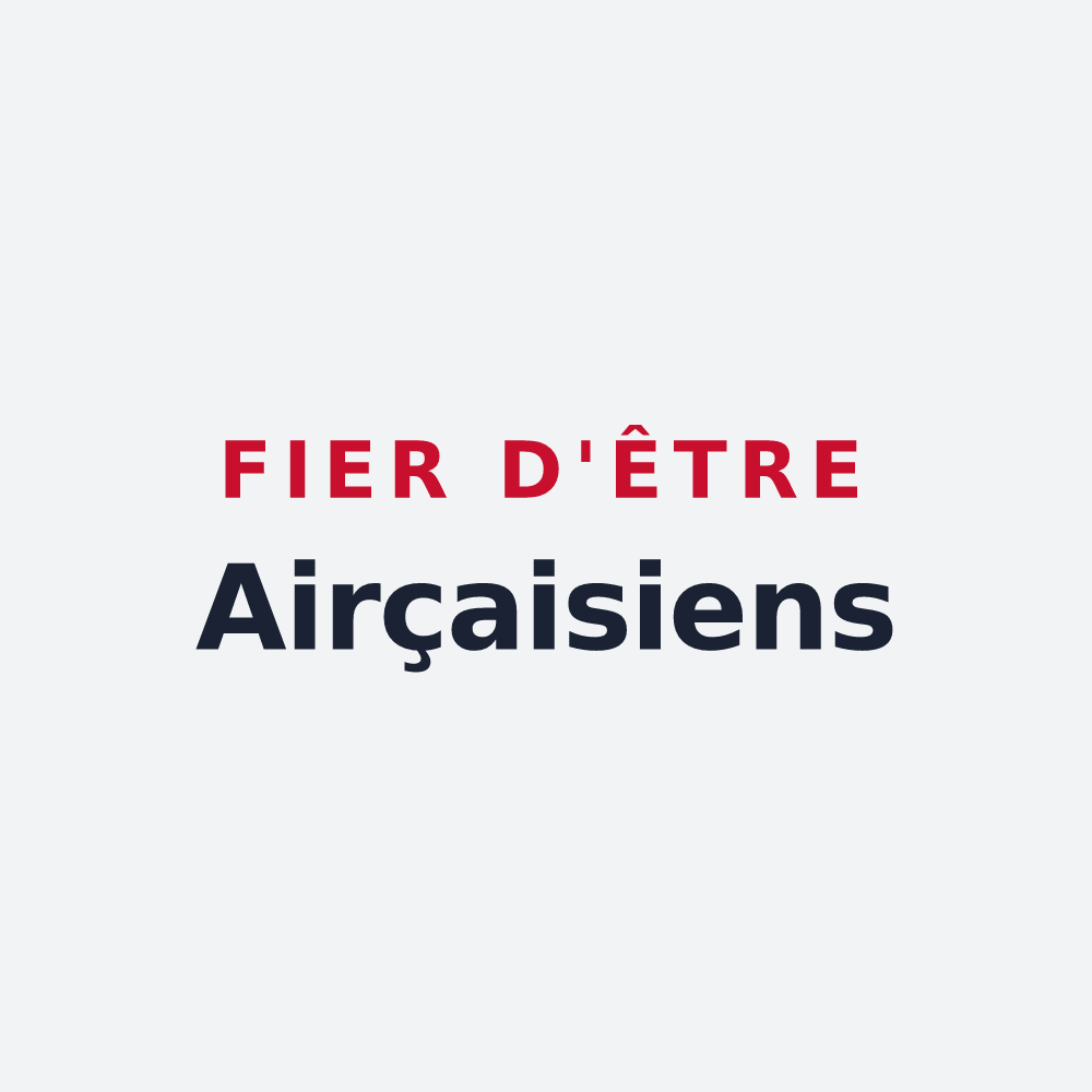 Poster « Fier d'être Airçaisiens » — design pour Arçais