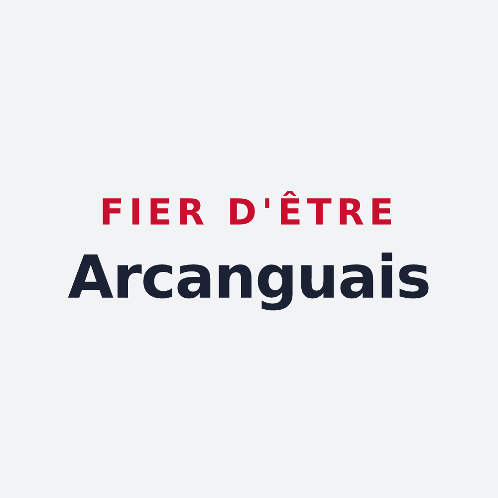 Poster « Fier d'être Arcanguais » — design pour Arcangues