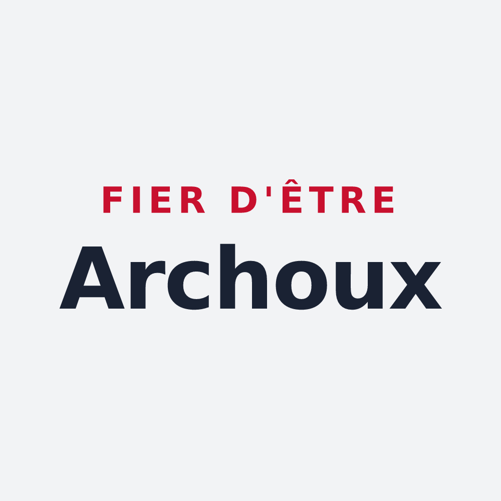 Poster « Fier d'être Archoux » — design pour Arches