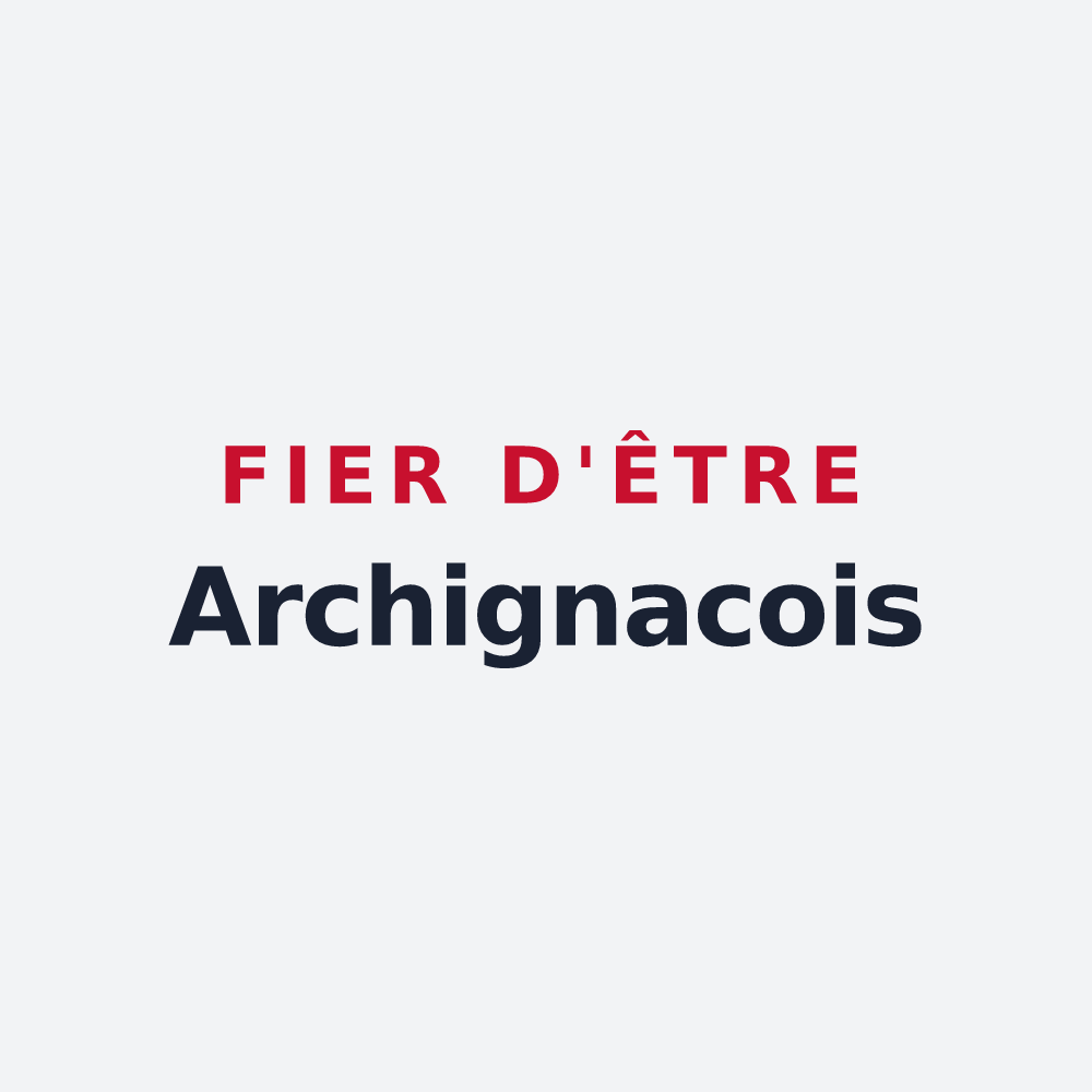 Poster « Fier d'être Archignacois » — design pour Archignac