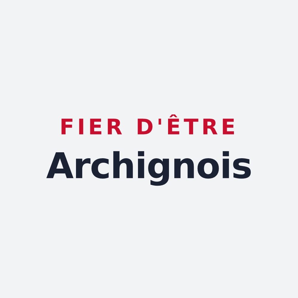 Poster « Fier d'être Archignois » — design pour Archigny
