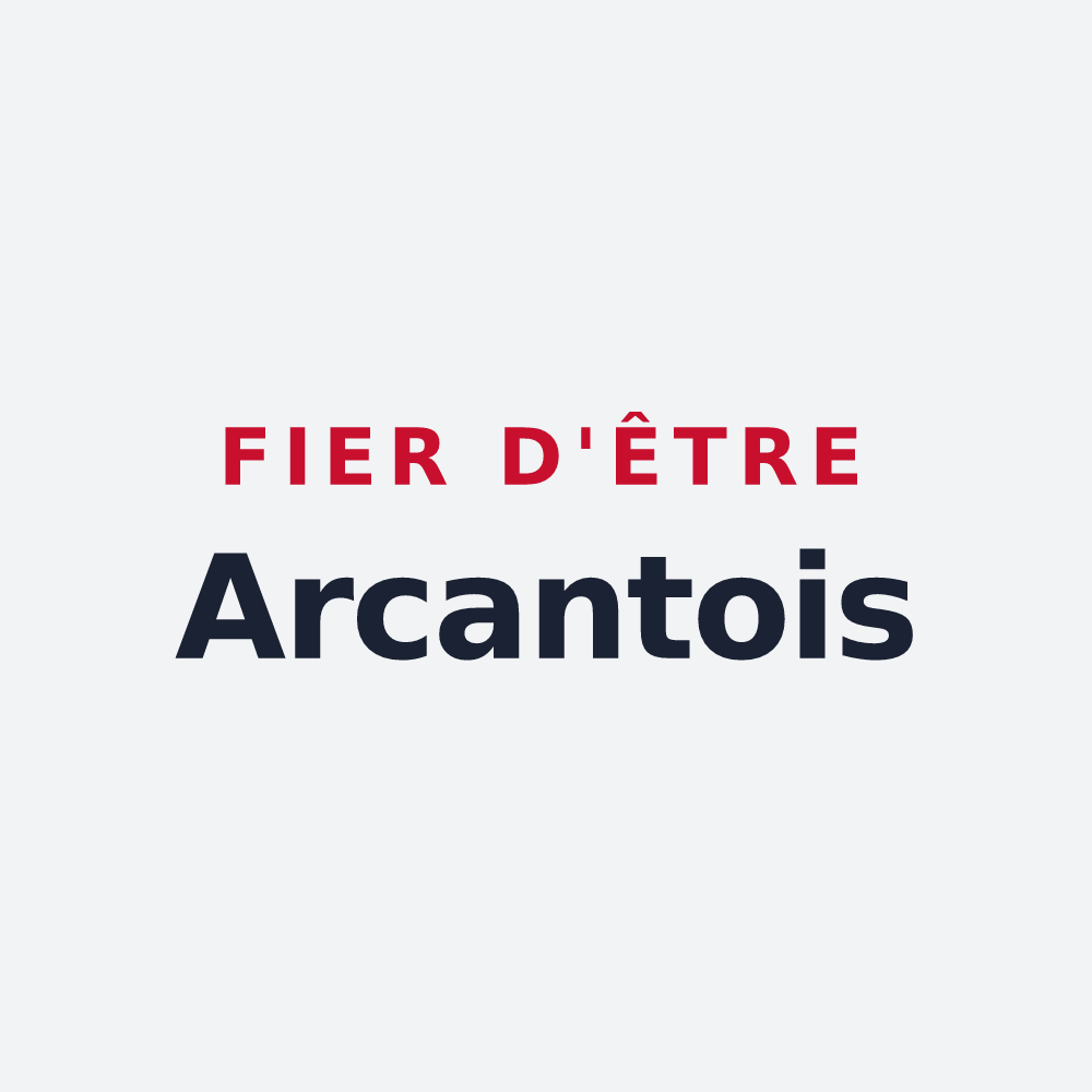 Poster « Fier d'être Arcantois » — design pour Archingeay