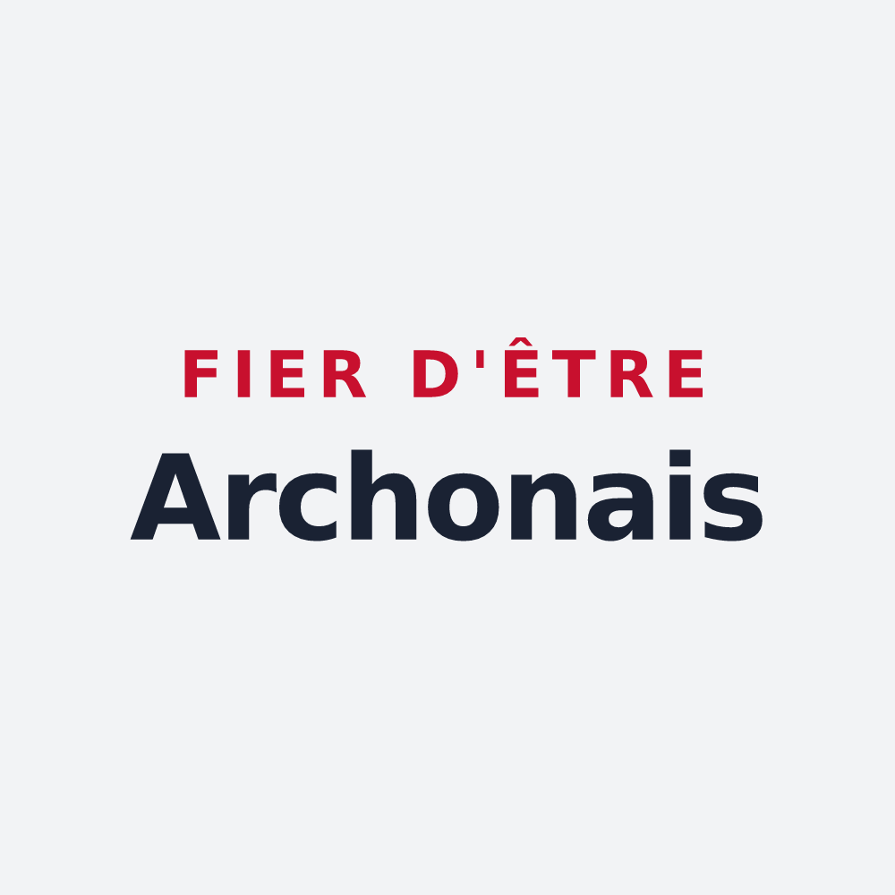 Poster « Fier d'être Archonais » — design pour Archon