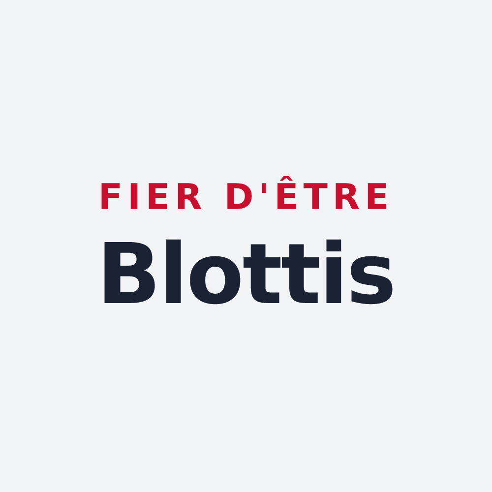 Poster « Fier d'être Blottis » — design pour Arcinges