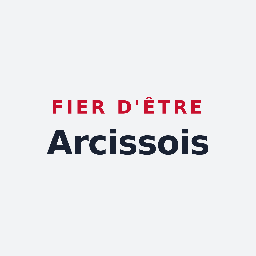 Poster « Fier d'être Arcissois » — design pour Arcisses