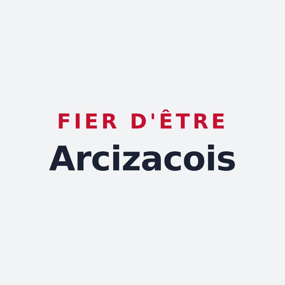 Poster « Fier d'être Arcizacois » — design pour Arcizac-Adour