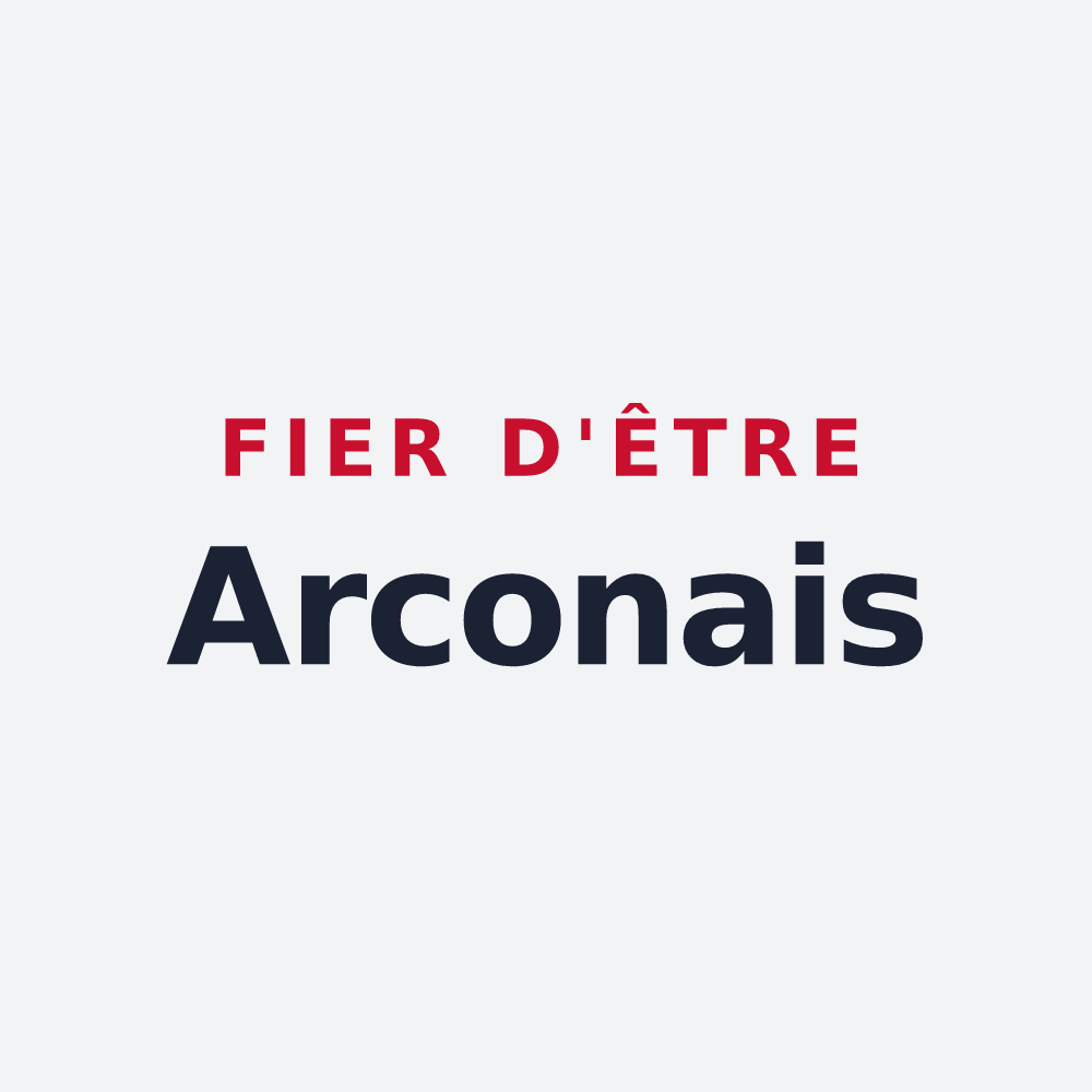Poster « Fier d'être Arconais » — design pour Arcon