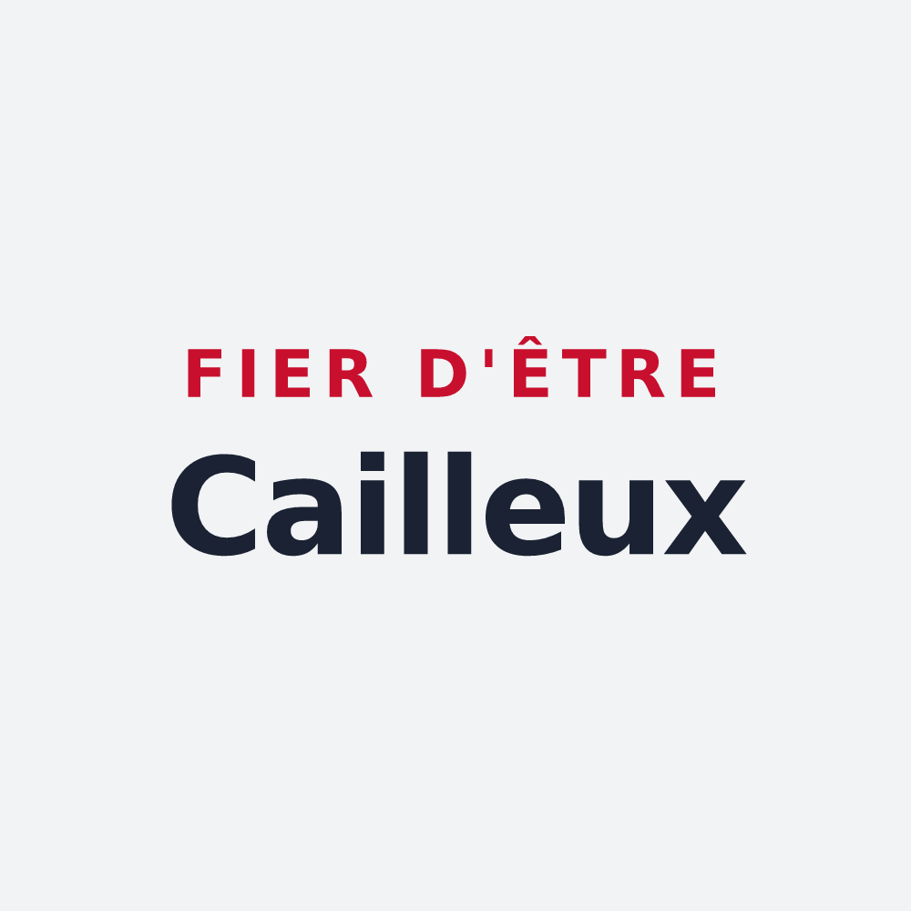 Poster « Fier d'être Cailleux » — design pour Arçon